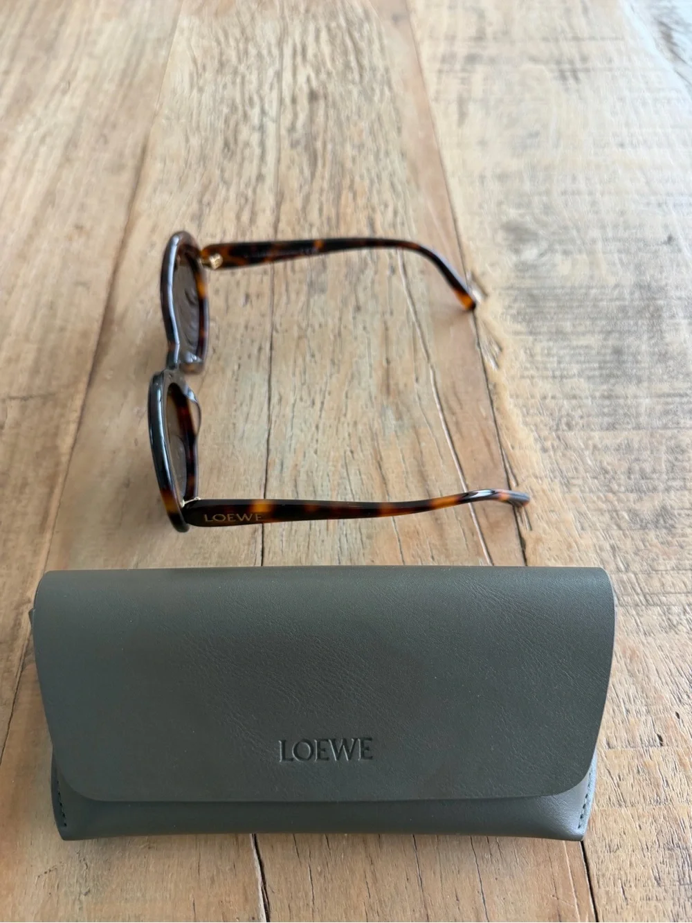 Loewe Tortoiseshell Round Sunglasses with Dark Brown Lenses - BRAND NEW